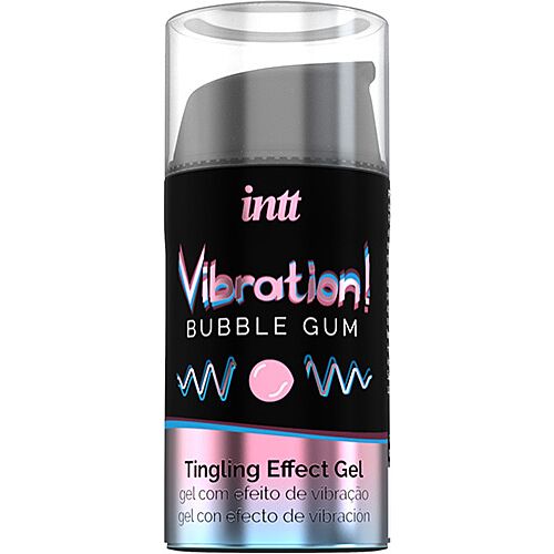 Gel Stimolante INTT Vibration Bubble Gum 15ml - Sapore Chicle