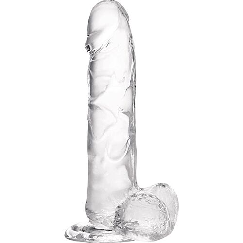 Dildo S Pleasures Jelly Transparent L con venature