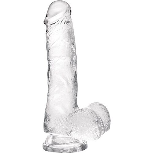 Dildo S Pleasures Jelly Transparent M con venature
