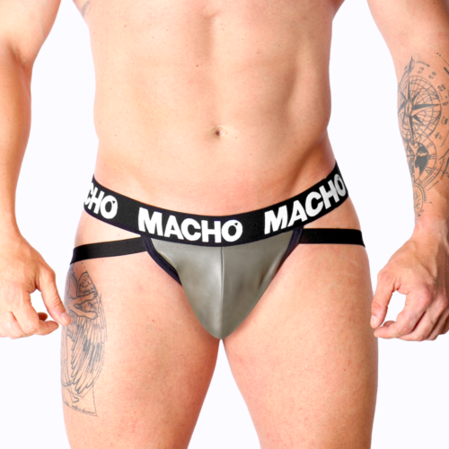 Jockstrap MACHO MX27GR in polipelle elastica