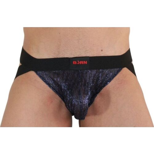 Jockstrap BURN 006 con dettagli brillanti e trasparenze