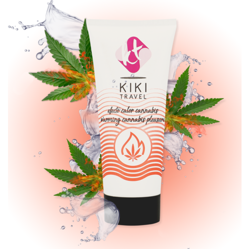 Gel Lubrificante KIKÍ TRAVEL Sapore Cannabis 50ml con Effetto Calore