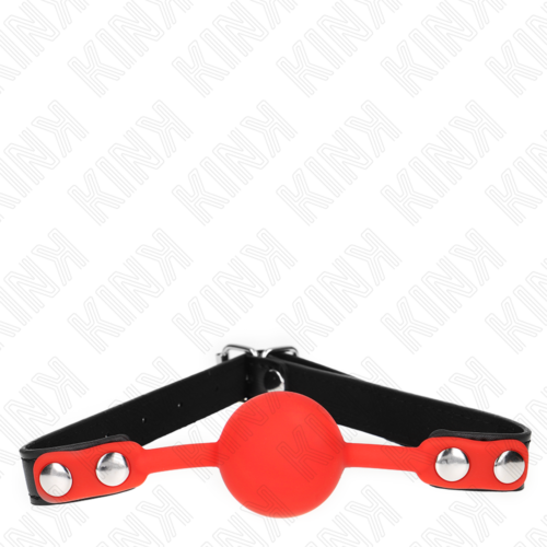 Bavaglio KINK RED SILICONE BALL 4 CM GAG