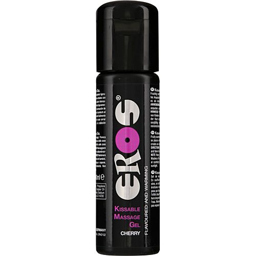 Gel da Massaggio Eros Kissable Cherry 100 ml con Calore