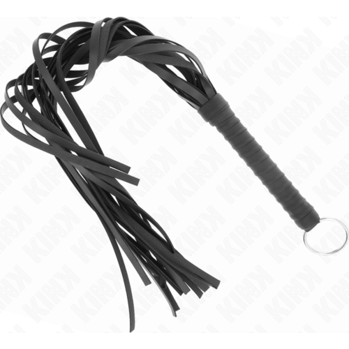 Frusta BDSM KINK 65 cm con anello per esperienze intense
