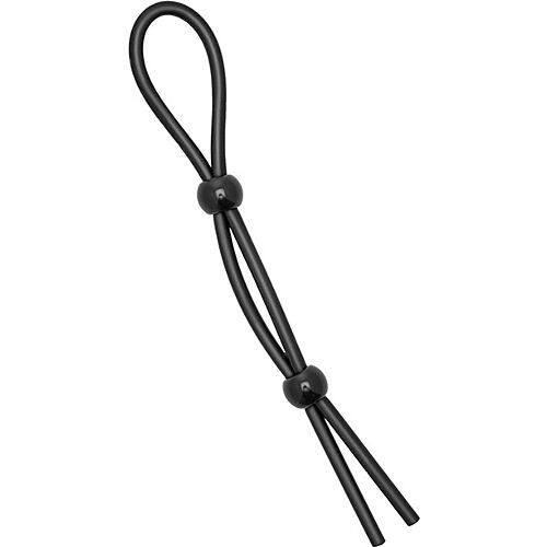 Anello per pene S Pleasures Lazzo Ring Black con doppie sfere