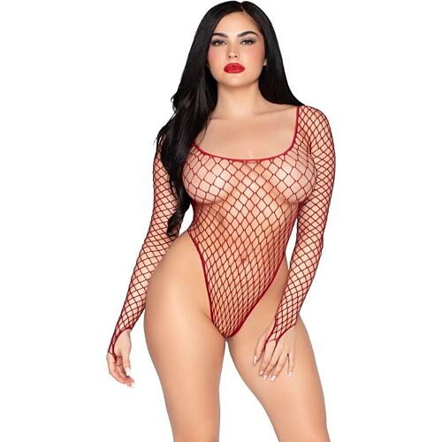 Bodysuit Leg Avenue 89377 in rete con taglio alto