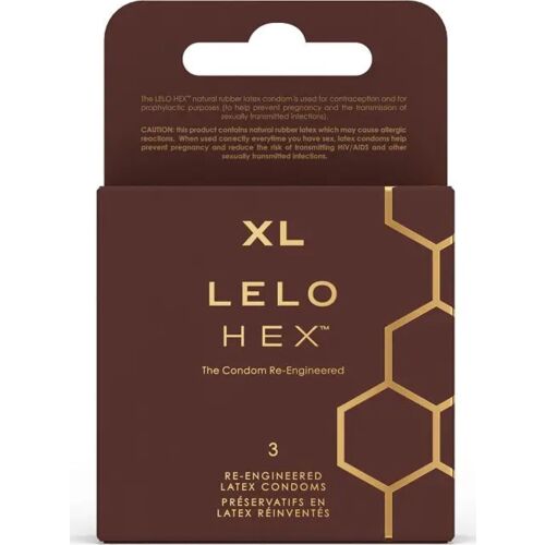 Condomi LELO HEX Respect XL | Comfort e Sensibilità