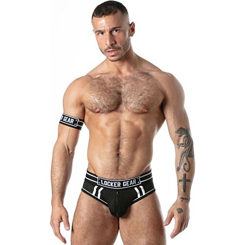 Slip LOCKER GEAR SPORT MESH JOCK BRIEF nero S