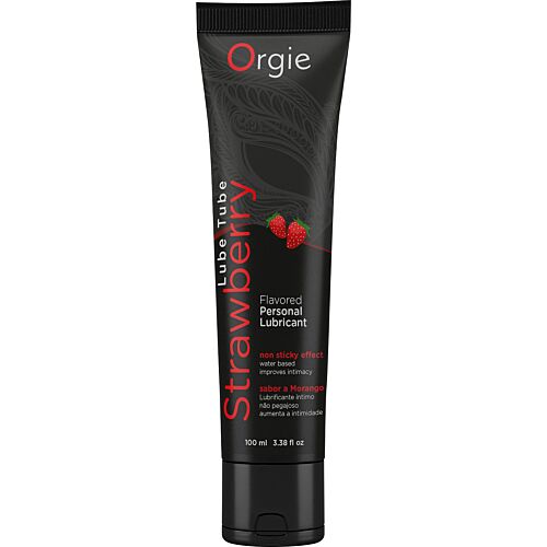 Lubrificante Orgie Lube Tube Strawberry - Sapore di fragola