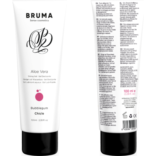 Gel Scorrevole BRUMA 100 ML con Aloe Vera e Sapore Chicle