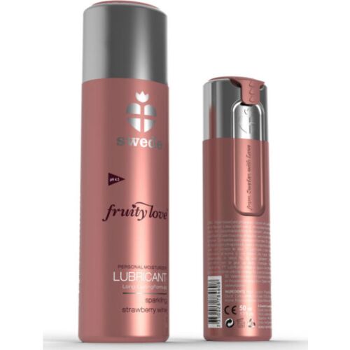 Lubrificante SWEDE Fruity Love Fragola Champagne 50 ml