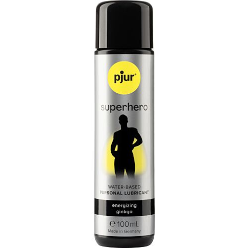 Lubrificante Pjur Superhero Glide 100 ml con Ginkgo energizzante