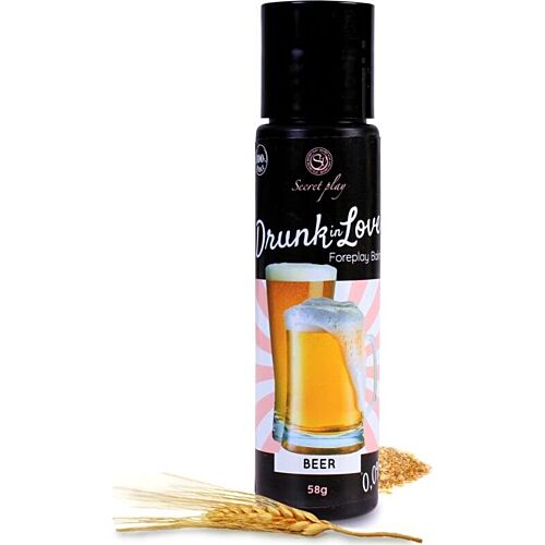 Lubrificante Secretplay Drunk in Love 60ml - Sapore di Birra