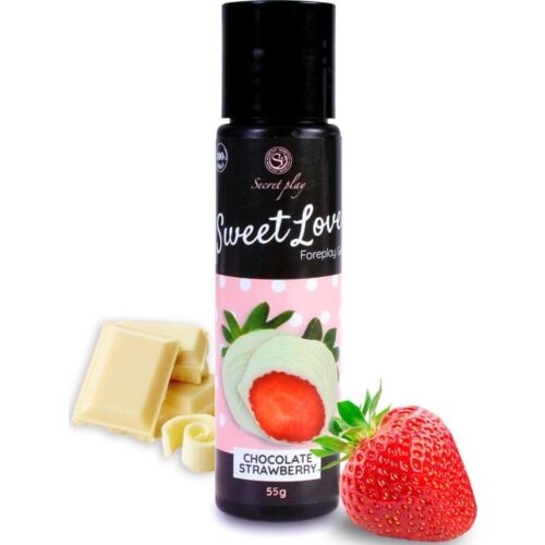 Lubrificante Secretplay Gel Sweet Love Fragola e Cioccolato