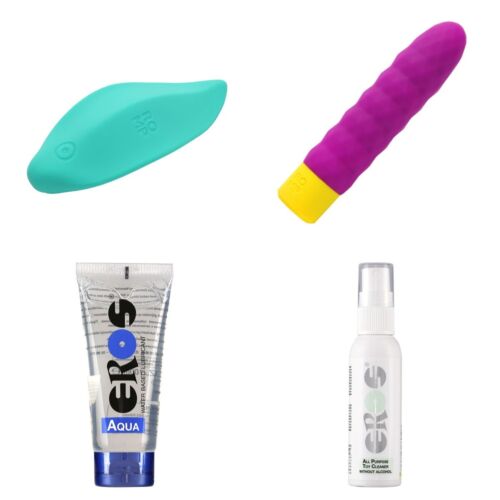 Kit primo vibratore per principianti con due sex toy ROMP