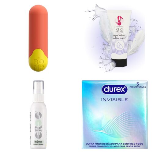 Kit da viaggio discreto con bullet vibrante e lubrificante