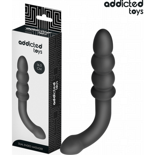 Massaggiatore Anale Doppio Addicted Toys 16,5 cm con Palline