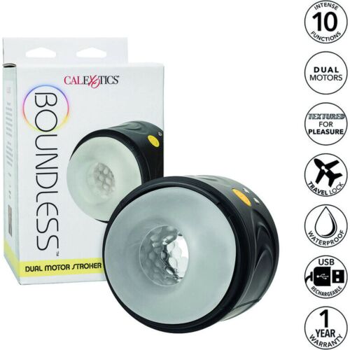 Masturbatore CalExotics Boundless Dual Motor per stimolazione intensa