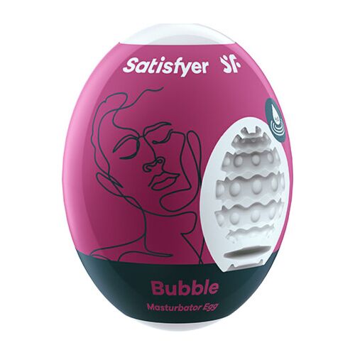Masturbatore Satisfyer Masturbator Egg Bubble monouso