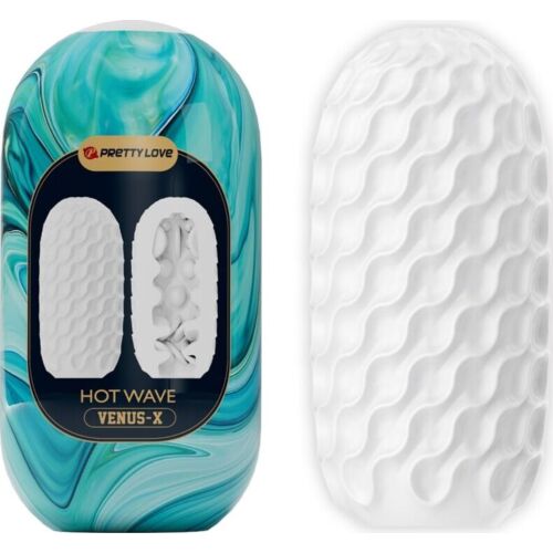 Masturbatore Pretty Love Hot Wave con 3 tunnel stimolanti