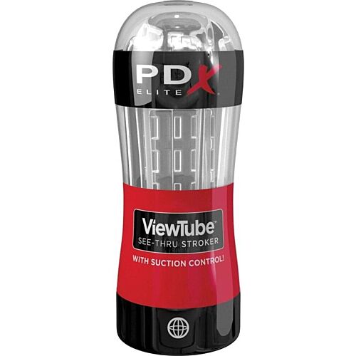 Masturbatore PDX ELITE ViewTube con controllo aspirazione