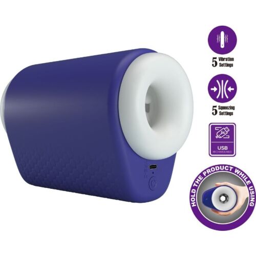 Masturbatore Pretty Love DJ Lady con vibrazione e suzione