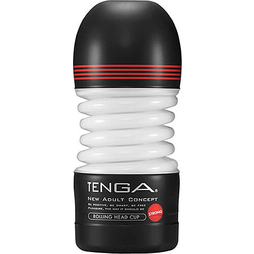 Masturbatore Tenga Rolling Head Strong con Smooth Pad