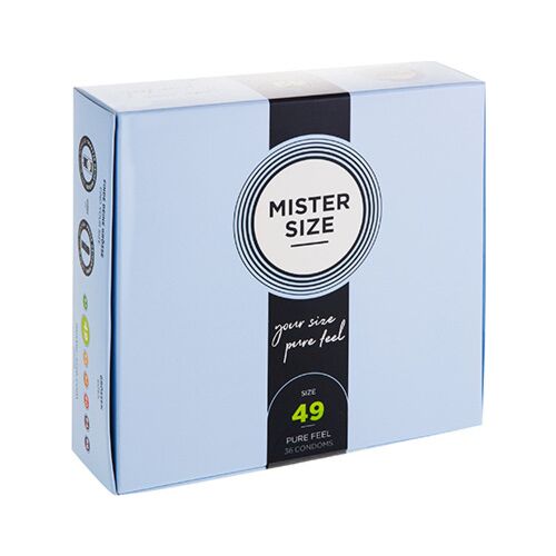 Preservativi MISTER SIZE 49 MM - Taglia S per sesso sensibile