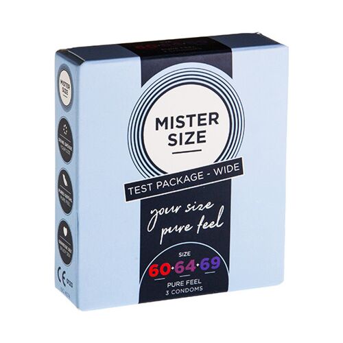 Preservativi Mister Size 60,64,69 - Comfort su misura