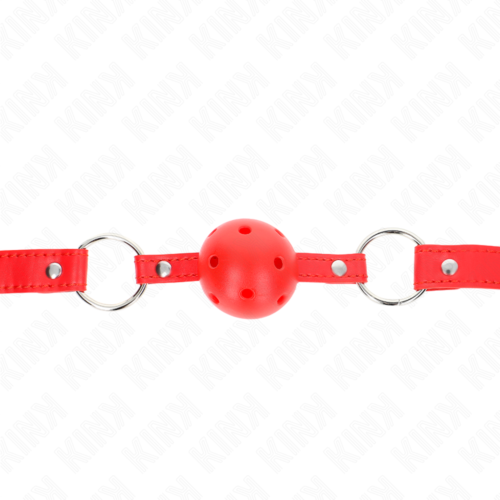 Morso a palla traspirante KINK 4 cm con doppio rivetto Modello 1 62,5 x 2,5 cm regolabile 42-58 cm