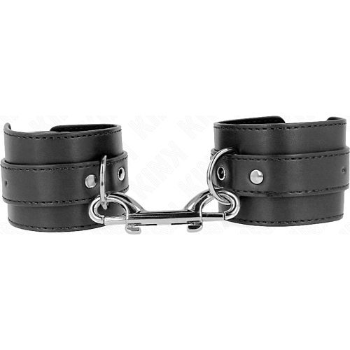 Manette KINK Wrist Restraint con Remaches e Fibbia Grande