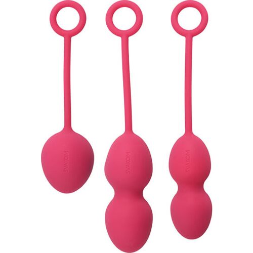 Bolas vaginales Svakom Nova Plum Red | Set allenamento