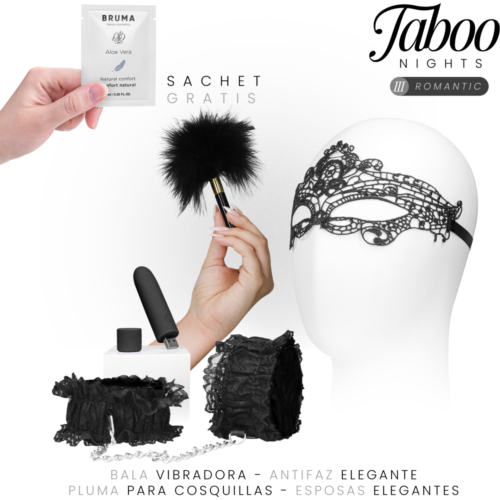 Set sensoriale TABOO NIGHTS 3 ROMANTIC per coppie
