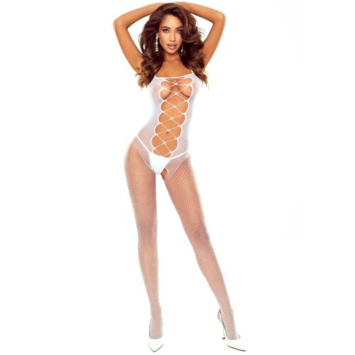 Bodystocking PASSION BS124 con dettaglio in pizzo