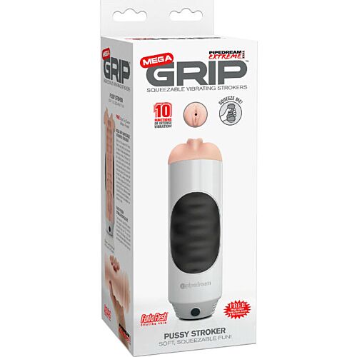 Masturbatore Vagina Extreme Toyz Mega Grip con vibrazione