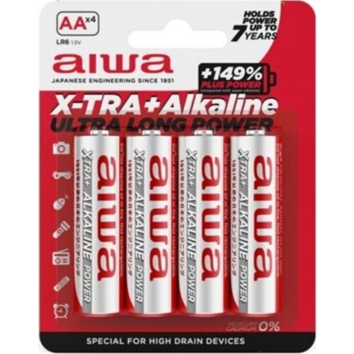 Batterie AA AIWA X-TRA ALKALINE | Potenza e durata