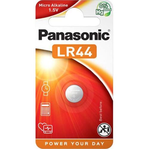 Pila a bottone LR44 1,5V - Marca generica