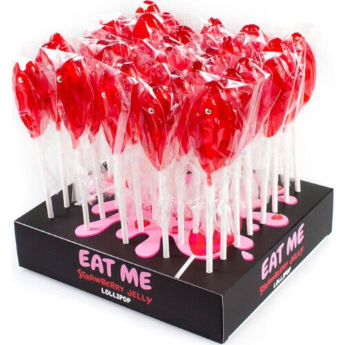 Lecca-lecca comestibile SECRETPLAY - Sapore fragola e forma vagina