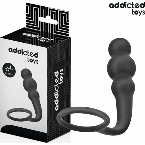 Plug Anale Addicted Toys Modello 1 con Anello per Controllo