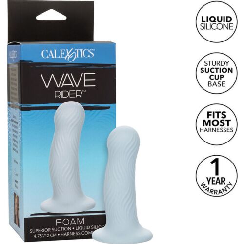 Plug Anale CALEXOTICS Wave Rider Foam con texture ondulata