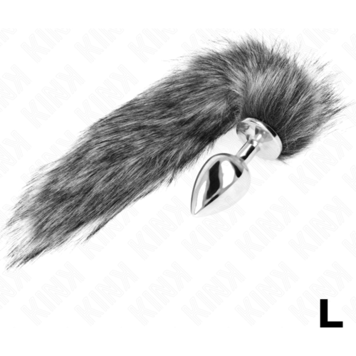 Plug Anal KINK L con Coda Sintetica 10 x 4 cm