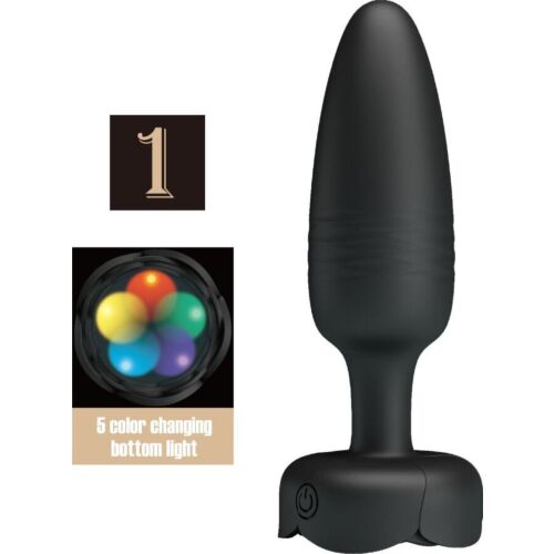 Plug Anale PRETTY LOVE TARION con Luce LED e Vibrazioni