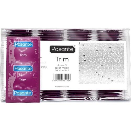 Preservativi Pasante Trim 144 Unità | Misura più stretta