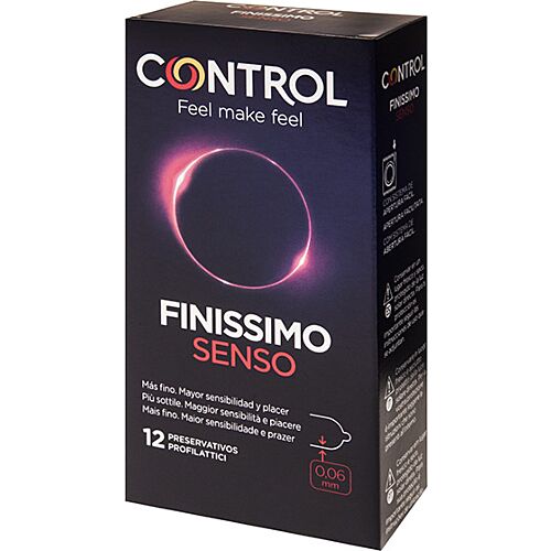 Preservativi CONTROL Adapta Senso 54 mm - 12 pezzi