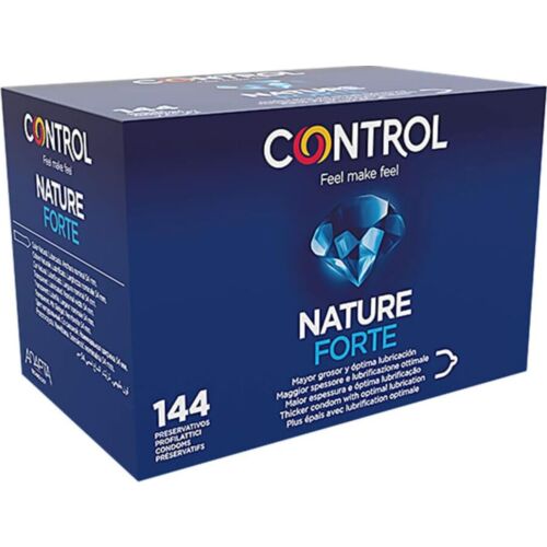 Preservativi CONTROL Nature Forte 144 Unità - Forma Adapta e Sicurezza