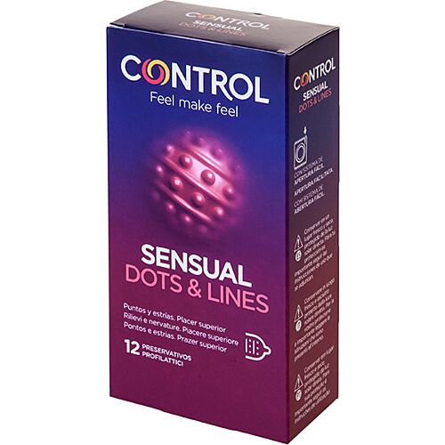 Preservativi CONTROL Sensual Dots & Lines