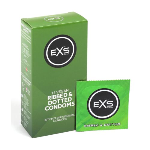 Preservativi Exs Ribbed & Dotted | Texture Stimolante