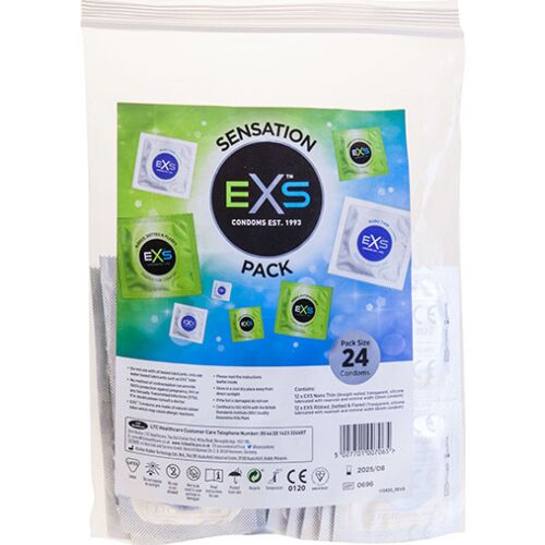Preservativi Exs Sensation Pack 24 (Nano Thin + Ribbed)