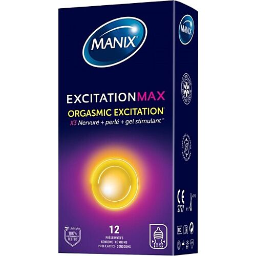 Preservativi Manix Excitation Max – tripla stimolazione